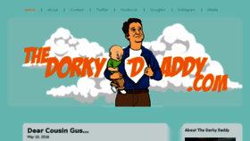 What Thedorkydaddy.com website looked like in 2016 (8 years ago)