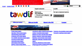 What Tawdif.com website looked like in 2016 (7 years ago)
