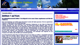 What Tvzollikon.ch website looked like in 2016 (7 years ago)