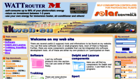 What Tkweb.eu website looked like in 2016 (7 years ago)