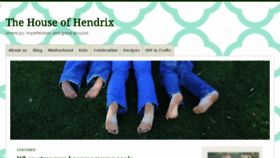 What Thehouseofhendrix.com website looked like in 2016 (8 years ago)