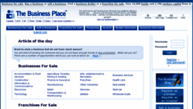 What Thebusinessplace.com website looked like in 2016 (7 years ago)