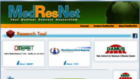 What Thaimedresnet.org website looked like in 2016 (7 years ago)