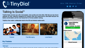 What Tinydial.com website looked like in 2016 (8 years ago)
