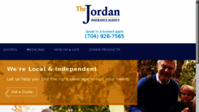What Thejordaninsuranceagency.com website looked like in 2016 (7 years ago)