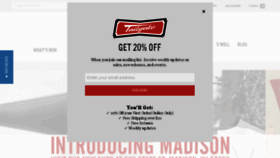 What Tailgateclothing.com website looked like in 2016 (7 years ago)