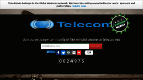 What Telecom.net website looked like in 2016 (7 years ago)
