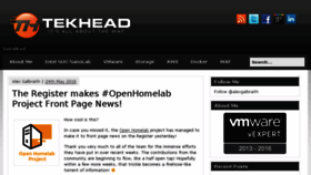 What Tekhead.org website looked like in 2016 (7 years ago)