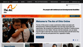 What Thearcofohio.org website looked like in 2016 (7 years ago)