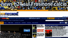What Tuttofrosinone.com website looked like in 2016 (7 years ago)