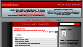 What Tarjetarojadirecta.net website looked like in 2016 (7 years ago)
