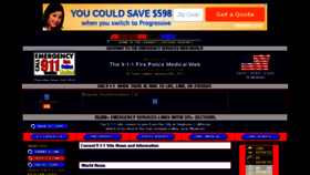 What The911site.com website looked like in 2016 (7 years ago)