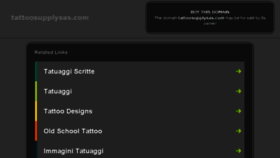 What Tattoosupplysas.com website looked like in 2016 (7 years ago)
