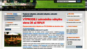 What Teak-nabytek.cz website looked like in 2016 (7 years ago)