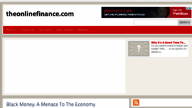 What Theonlinefinance.com website looked like in 2016 (7 years ago)