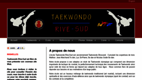 What Taekwondorivesud.com website looked like in 2016 (7 years ago)