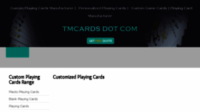What Tmcards.com website looked like in 2016 (7 years ago)