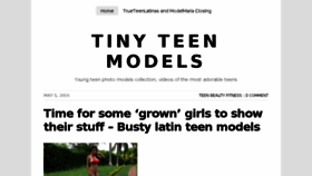 What Tinymodelindex.com website looked like in 2016 (7 years ago)