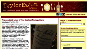What Tayloreason.com website looked like in 2016 (7 years ago)