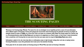 What Thescoutingpages.org.uk website looked like in 2016 (7 years ago)