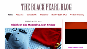 What Theblackpearlblog.com website looked like in 2016 (7 years ago)