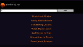 What Thefilmes.net website looked like in 2016 (7 years ago)