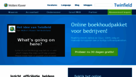 What Twinfield.nl website looked like in 2016 (7 years ago)