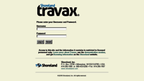 What Travax.com website looked like in 2016 (7 years ago)