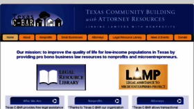 What Texascbar.org website looked like in 2016 (7 years ago)