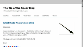 What Tipofthespearblog.com website looked like in 2016 (7 years ago)