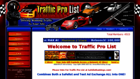 What Trafficprolist.com website looked like in 2016 (7 years ago)