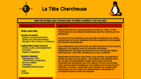 What Tetechercheuse.ca website looked like in 2016 (7 years ago)