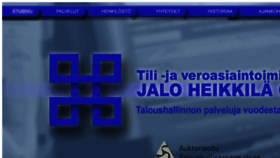 What Tilitoimistojheikkila.fi website looked like in 2016 (7 years ago)