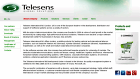 What Telesens.co.uk website looked like in 2016 (7 years ago)