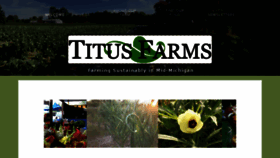 What Titusfarms.com website looked like in 2016 (7 years ago)