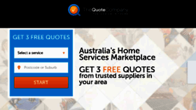 What Thequotecompany.com.au website looked like in 2016 (7 years ago)