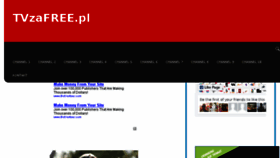 What Tvzafree.pl website looked like in 2016 (7 years ago)