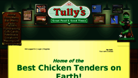 What Tullysgoodtimes.com website looked like in 2016 (7 years ago)