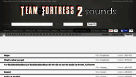 What Tf2sounds.com website looked like in 2016 (7 years ago)