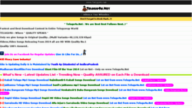 What Telugu4u.net website looked like in 2016 (7 years ago)