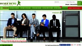 What Tuyendungvietnam.com.vn website looked like in 2016 (7 years ago)