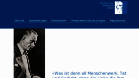 What Thomas-mann.ch website looked like in 2016 (7 years ago)
