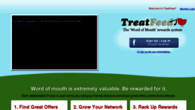 What Treatfeed.com website looked like in 2011 (13 years ago)