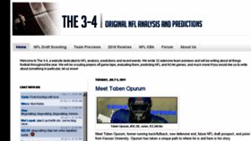 What The3-4.com website looked like in 2016 (7 years ago)