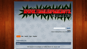 What Trailerparkboys.org website looked like in 2016 (7 years ago)