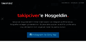 What Takipciver.com website looked like in 2016 (7 years ago)