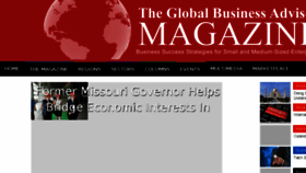 What Theglobalbusinessadvisor.com website looked like in 2016 (7 years ago)