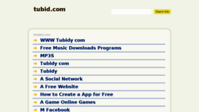 What Tubid.com website looked like in 2016 (7 years ago)