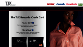 What Tjxrewards.com website looked like in 2016 (7 years ago)