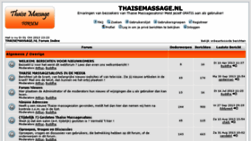What Thaisemassage.nl website looked like in 2016 (7 years ago)
